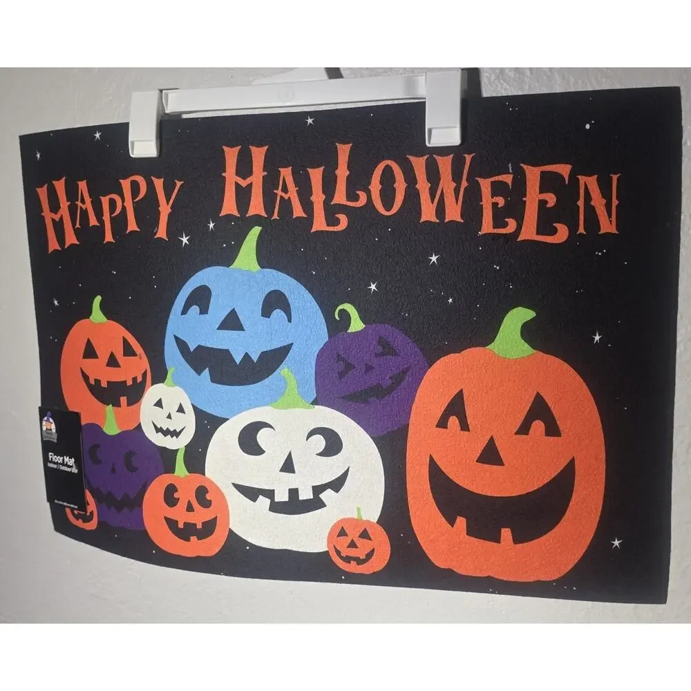 Indoor/Outdoor Happy Halloween Pumpkins 16